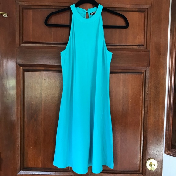 Express High Halter Neck A Line Dress - Picture 1 of 13